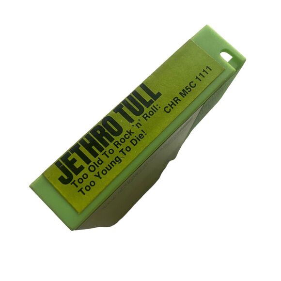 Jethro Tull Too Old to Rock n Roll Too Young to Die Green Cassette Tape Rock '76 - Picture 4 of 8